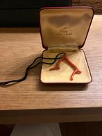 Bijou collier ancien en corail rouge de Méditerranée, Bijoux, Sacs & Beauté, Enlèvement ou Envoi, Utilisé, Rouge