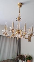 kroonluchter, Huis en Inrichting, Lampen | Kroonluchters, Ophalen, Zo goed als nieuw, Glas, Retro