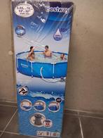 Bestway steel pro zwembad 3m05 + zandfilterpomp + accesoires, 200 à 400 cm, Rond, Moins de 80 cm, Enlèvement