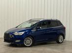 - Ford Grand C Max - 1.0 Benzine - 7 Plaats - BJ 10/2015 -, Auto's, Voorwielaandrijving, Blauw, 7 zetels, Bedrijf