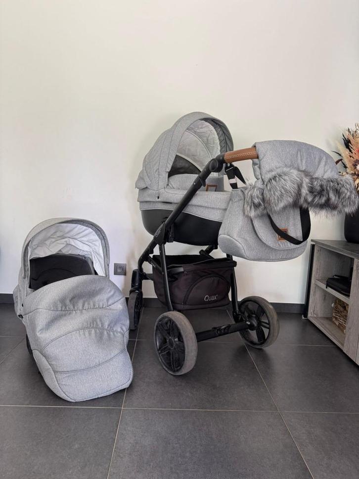 Buggy + toebehoren + maxi cosi, Kinderen en Baby's, Buggy's, Zo goed als nieuw, Maxi-Cosi, Duomodel, Regenhoes, Verstelbare rugleuning
