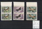 Timbres Liban Papillons, Postzegels en Munten, Ophalen of Verzenden, Dier of Natuur, Postfris