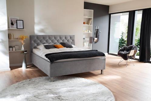 Luxe Gestoffeerd Bed met lattenbodems 160 of 180 x 200 cm, Huis en Inrichting, Slaapkamer | Bedden, Nieuw, Tweepersoons, 200 cm