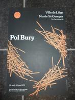 Affiche Litho de Pol Bury (Haine St Pierre 1922-Paris 2005), Ophalen of Verzenden