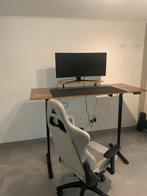 Te koop: Monitor + elektrisch bureau + gamingstoel, Computers en Software, Ophalen, Zo goed als nieuw