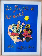 NIKI DE SAINT-PHALLE "Les fiancés de Knokke" zeefdruk, Ophalen