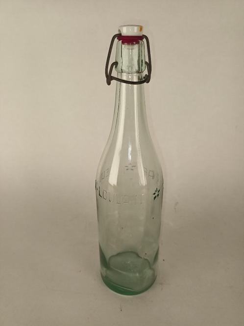 Oude limonadefles Leuven 'Star' - SOLDEN!, Antiek en Kunst, Antiek | Glaswerk en Kristal, Ophalen of Verzenden