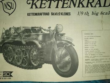 Te koop als nieuw vintage model van Esci Kettenkrad  beschikbaar voor biedingen