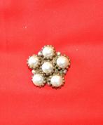 ancien bijou utilisable broche ou pendentif 6 perles (x2020), Handtassen en Accessoires, Antieke sieraden, Overige materialen