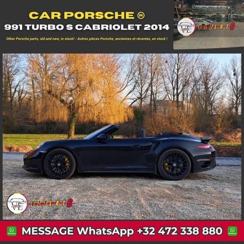991 Turbo S Cabriolet uit het jaar 2014, Auto's, Porsche, Bedrijf, Te koop, Benzine, Euro 5, Cabriolet, 2 deurs, Automaat, Zwart