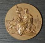 bronzen penning stad Gent - Inhuldiging Belfort 1913, Ophalen of Verzenden, Brons