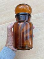 Amberkleurige Vintage Apothekersfles, Ophalen of Verzenden