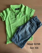 Setje polo +short - M92/98, Kinderen en Baby's, Kinderkleding | Maat 92, Ophalen of Verzenden, Zo goed als nieuw, Jongen, Setje
