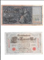 2 TRÈS VIEUX BILLETS ALLEMANDS, Envoi, Allemagne, Série