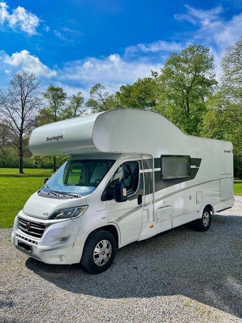 Prachtige Sunlight A70 (160PK motor), Caravans en Kamperen, Mobilhomes, Particulier, tot en met 6, Sunlight, Diesel, 7 tot 8 meter