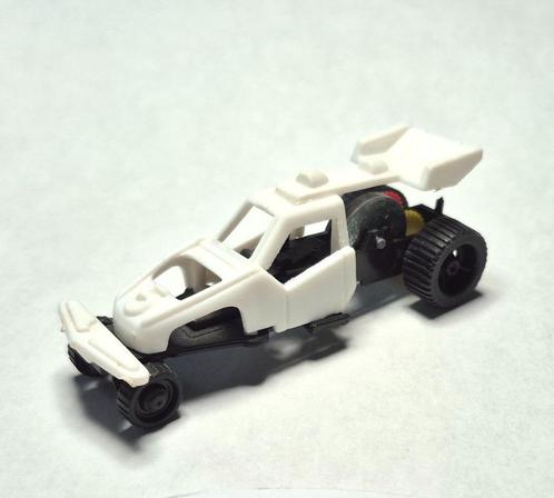 Dragster mit Federung EU 1988 Nummer 5 wit, Verzamelen, Verrassingseieren, Gebruikt, Overige typen, Ophalen of Verzenden