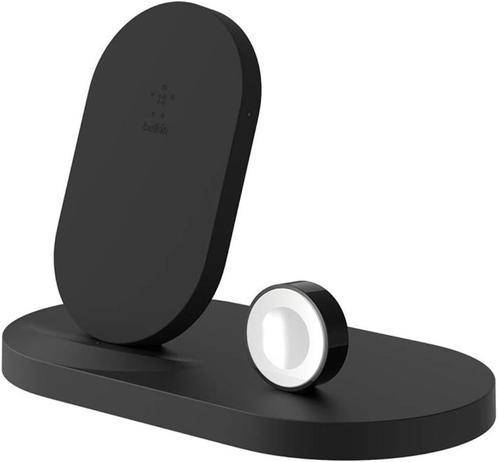 Belkin BoostCharge 3-in-1 Wireless Charger, Telecommunicatie, Mobiele telefoons | Telefoon-opladers, Gebruikt, Apple iPhone, Ophalen of Verzenden