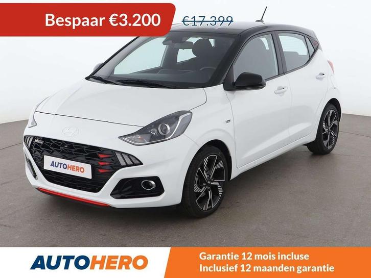 Hyundai i10 1.0 TGDI N Line (bj 2024), Auto's, Hyundai, Te koop, i10, ABS, Adaptive Cruise Control, Airbags, Airconditioning, Android Auto