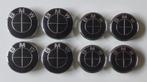 4 volledig zwarte BMW-logo's, wielhoezen, naven, 68 mm, 60 m, Ophalen of Verzenden, Nieuw