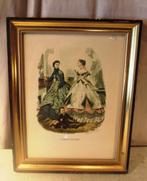 Mooi Oude Gravure 'La Mode Illustree' - 35x27, Antiek en Kunst, Ophalen of Verzenden