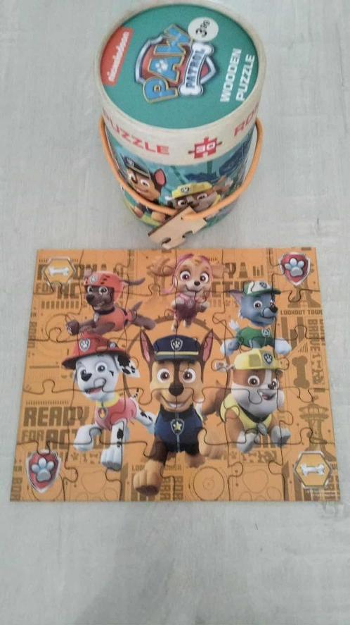 houten puzzel paw patrol 30 stuks / speelgoed, Kinderen en Baby's, Speelgoed | Kinderpuzzels, Nieuw, 4 tot 6 jaar, 10 tot 50 stukjes