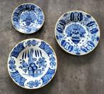 3 assiettes faïence Delft XVIIIème siècle, Enlèvement ou Envoi