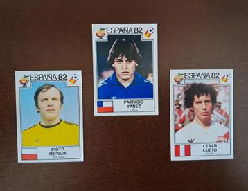 Panini WK Spanje 82 3 stickers in perfecte staat beschikbaar voor biedingen