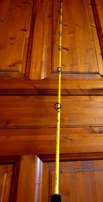 Zwarte, stevige, leuke gele hengel, Ophalen, Zo goed als nieuw