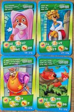 4 verzamelkaarten Disney Robin Hood (Cora-Match), Comme neuf, Autres personnages, Enlèvement ou Envoi, Image ou Affiche