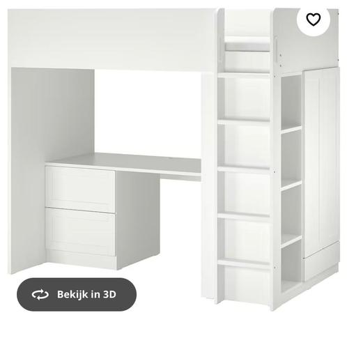 Ikea smastad / hoogslaper, Kinderen en Baby's, Kinderkamer | Stapelbedden en Hoogslapers, Zo goed als nieuw, Ophalen