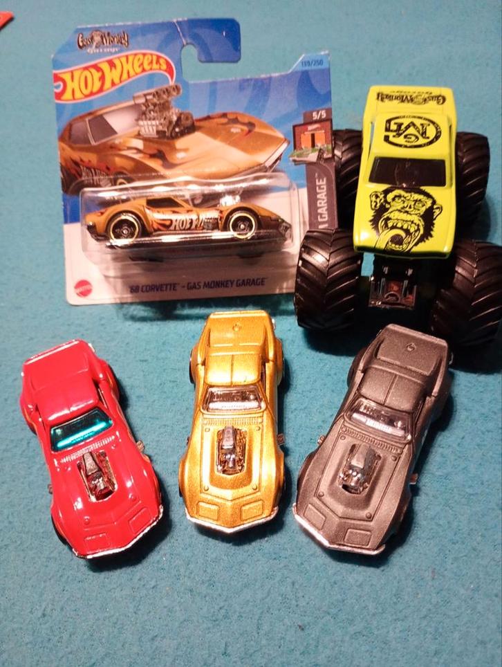 Gas Monkey, 5 modèles., Hobby & Loisirs créatifs, Voitures miniatures | Échelles Autre, Enlèvement ou Envoi