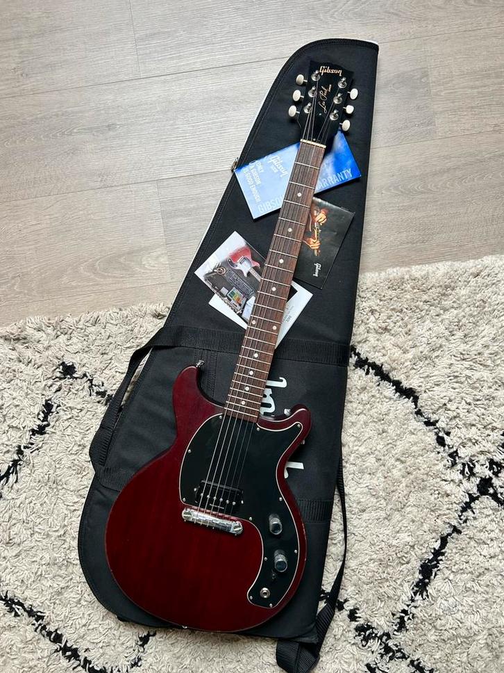 Gibson Les Paul Junior DC Tribute (2018) – Worn Cherry, Musique & Instruments, Instruments à corde | Guitares | Électriques, Utilisé