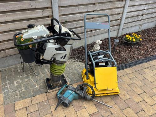 Trilplaat - Stamper - Breekhamer, Tuin en Terras, Hand-tuingereedschap, Gebruikt, Ophalen