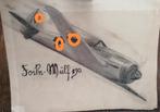 Schitterende tekening uit de Tweede Wereldoorlog van Focke-W, Verzenden
