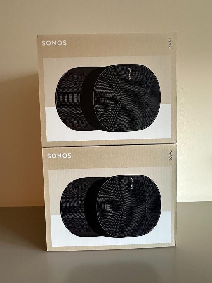 Sonos Era 300 Zwart en Wit *Nieuw*, Audio, Tv en Foto, Luidsprekerboxen, Nieuw, Front, Rear of Stereo speakers, 120 watt of meer
