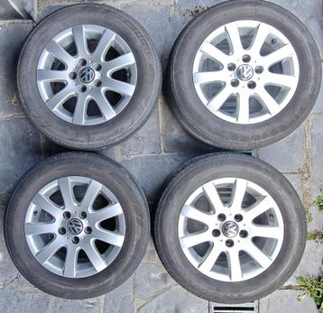 @@ 4X WIELEN + ZOMERBANDEN VW GOLF 5 195/65R15 @@ beschikbaar voor biedingen