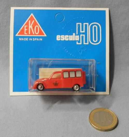 Eko España HO 1/86 : Citroën 2CV Fourgonnette Postes Belges, Hobby & Loisirs créatifs, Voitures miniatures | 1:87, Neuf, Voiture