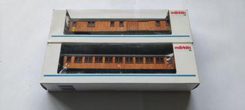 Märklin 4270 en 4271 sneltreinrijtuigen SJ, Enlèvement ou Envoi, Courant alternatif, Wagon, Comme neuf