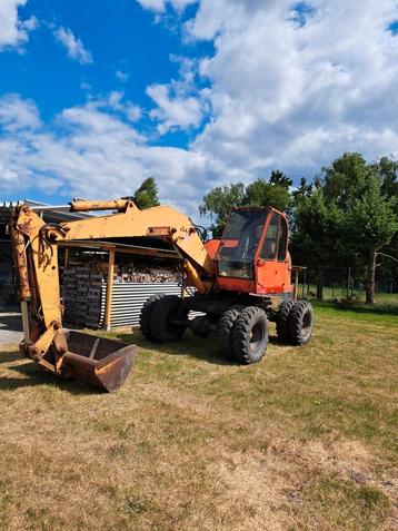 atlas ab1200 bandenkraan  beschikbaar voor biedingen