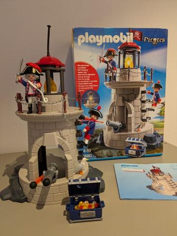 Playmobil Piraten vuurtoren - 6680, Enlèvement, Comme neuf, Ensemble complet