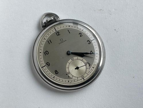 Vintage Omega art deco zakhorloge - pas geserviced!, Handtassen en Accessoires, Horloges | Antiek, Zakhorloge, Omega, Staal, 1900 tot 1930