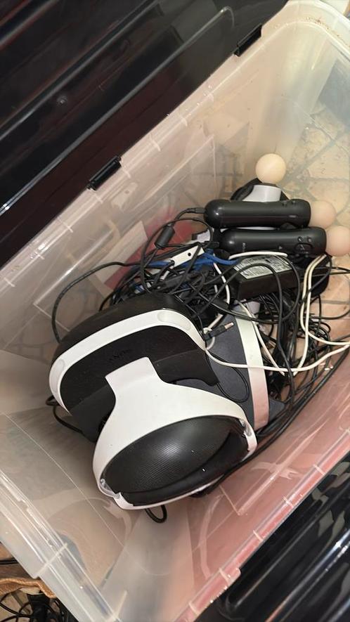Ps4 vr bril plus+camera+Spelletkes+ 2controllers+een gun, Games en Spelcomputers, Virtual Reality, Gebruikt, Camera, Ophalen
