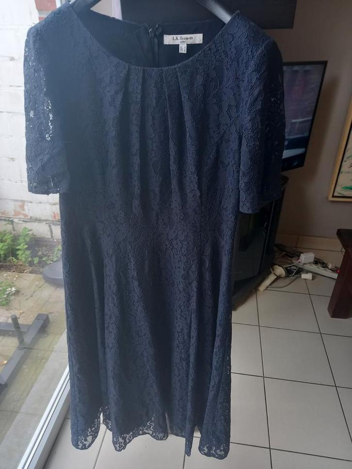 Chique kanten kleed., Kleding | Dames, Jurken, Nieuw, Maat 42/44 (L), Blauw, Ophalen