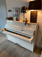 Wit gelakte piano van Sängler & Söhne, Muziek en Instrumenten, Piano's, Ophalen, Zo goed als nieuw, Wit, Piano