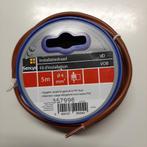 Installatiedraad 4mm2 5m - Bruin, Ophalen, Nieuw, Kabel of Snoer