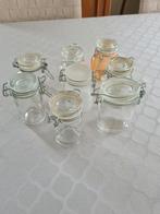 8 glazen bokaaltjes, Ophalen of Verzenden, Gebruikt, Glas, Overige typen