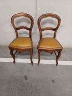 2 stoelen Louis Philippe stijl, Antiek en Kunst, Ophalen