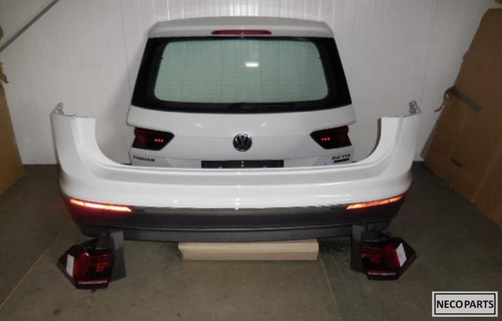 VW TIGUAN 5NA ACHTERKLEP ACHTERLICHT ACHTERBUMPER LED LC9A, Auto-onderdelen, Carrosserie, Volkswagen, Gebruikt, Ophalen of Verzenden