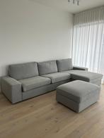 Canapé avec repose pieds Ikea, Ophalen, Zo goed als nieuw, Overige vormen