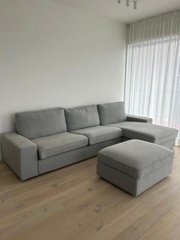 Canapé avec repose pieds Ikea beschikbaar voor biedingen